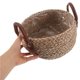 thumbnail image 3 of WHAMVOX Cesta Decorativa De Almacenamiento De Pasto Tejido Con Asa Para Plantas Interiores Beige, 3 of 6