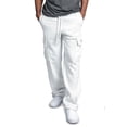 thumbnail image 2 of Mens Sweatpants Hip-Hop Pocket Pants Fitness Gym Running Joggers Cargo Drawstring Sport Pants, 2 of 6