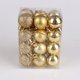 thumbnail image 3 of FELTECHELECTR 24 adornos navideños de bolas doradas para árbol de Navidad, para decoración de fiestas, bodas y festividades., 3 of 6