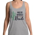 thumbnail image 2 of Nacho Average Bride Tank Top Unisex Small Grey, 2 of 5