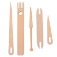 thumbnail image 2 of Knitting Tools,  Wood Hand Loom Stick Set  for Parent Child Activities, 2 of 8