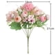 thumbnail image 5 of Flores artificiales Luniquz, ramo de camelia artificial, hortensia decorativa, decoración para el hogar, hermoso arreglo floral para bodas, jarrón decorativo (amarillo), 5 of 8
