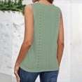 thumbnail image 5 of EHQJNJ Red Tube Top Women's Hollow Casual Loose Slim Round Neck Sleeveless Camisole Camisole Tops for Women Built in Bra Long Christmas Crop Top, 5 of 5