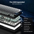thumbnail image 6 of ATTACK SHARK X68 HE Rapid Trigger Keyboard Magnetic Switch with C01PRO Coiled Cable, 60% Wired 8KHz Magnetic Keyboard With 0.01mm RT Accuracy, Support RT/Snap Tap/DKS/MT/TGL, 6 of 9