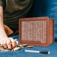 thumbnail image 6 of Daiosportswear Wooden Money Box with Money and Numbers with Counter Crafts Portable Storage Case Money Saving Box for Adults Child, 6 of 6
