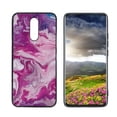 thumbnail image 1 of Compatible with LG Solo LTE Phone Case, Pink-Marble-1 Case Men Women, Flexible Silicone Shockproof Case for LG Solo LTE, 1 of 1
