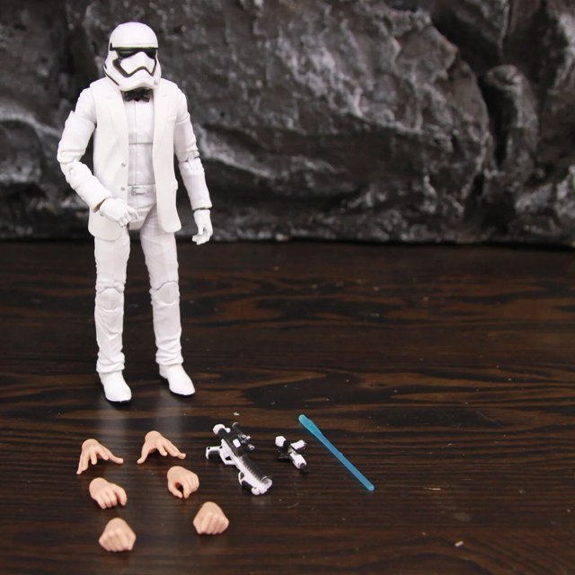 Star Wars Sir Imperial ejército Stormtrooper primer orden fase 2 II arco ataque del soldado 6 "figura de acción juguetes clon modelo de muñeca