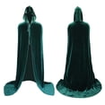 thumbnail image 2 of hengsof Kids Solid Color Cloak with Hood Unisex-Child Halloween Fashion Costume for Girls Boys Party Role Play Trick or Treat 2-17Y, 2 of 5
