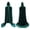 Green, variant on YUANxueke Kids Velvet Cape Girls Boys Hooded Open Front Cloak Fashion Party Full Length Witch Wizard Robe for 2-17 Years