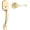 Gold, variant on Oil-Rubbed Bronze Front Door Handle and Deadbolt Set, Front Door Lock Set, Entry Door Locksets with Deadbolt Single Cylinder, Exterior Door Handle with Reversible Handle Lever
