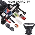 thumbnail image 2 of Bolsa rígida impermeable UROUK para motocicletas, color negro, 2 of 7