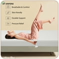thumbnail image 4 of XF XINFENG 5" Twin  Memory Foam Mattress Fiberglass Free Single Medium Comfort Sleep & Comfy Support, White,Twin, 4 of 10
