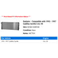 thumbnail image 2 of Radiator - Compatible with 1993 - 1997 Cadillac Seville 4.6L V8 1994 1995 1996, 2 of 2
