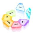 thumbnail image 3 of Yeacher Capsules Storage Box with Eye-catching Printing Date Marks Flower Shape 7 Days Daily Organizer Handy Portable, 3 of 7