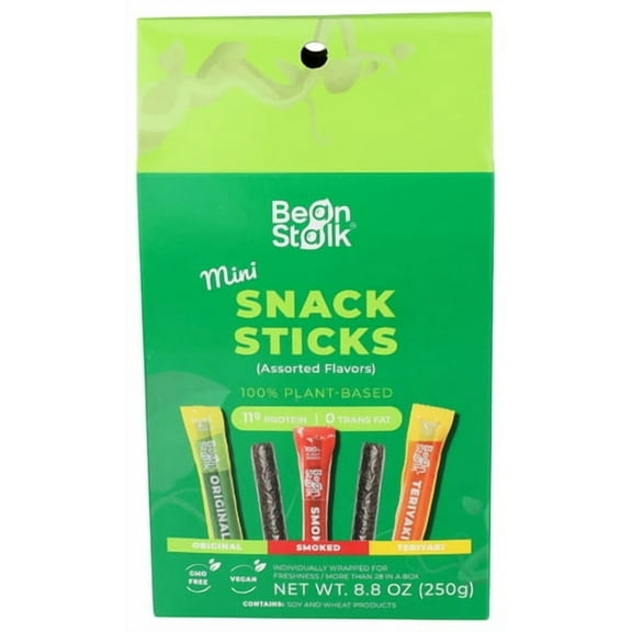 Beanstalk Brands Jerky Mini Assorted 8.8 oz (Pack of 6)