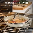 thumbnail image 5 of Rachael Ray Cucina Ceramic Nonstick Cookware 10 Piece Pots and Pans Set, Almond, 5 of 11