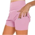 thumbnail image 2 of ABATAB Women's Athletic Shorts High Waisted Solid Summer Casual Shorts for Running Golf Yoga with Pockets, 2 of 7