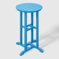 thumbnail image 3 of WestinTrends Outdoor Patio Counter Height Bar Stools Bistro Bar Table Set, Pacific Blue, 3 of 9