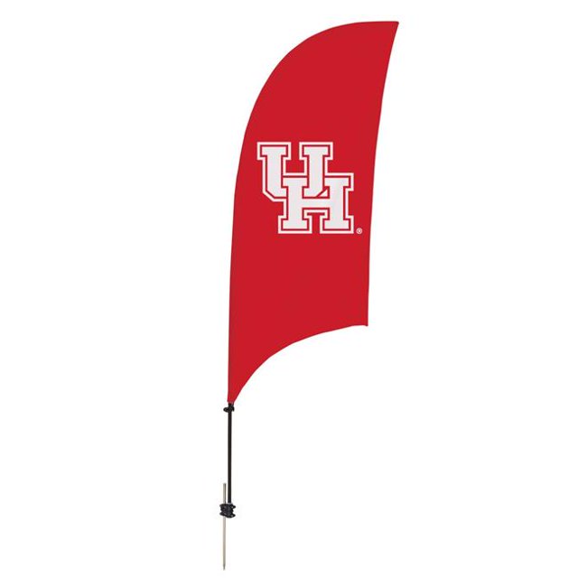 Showdown Displays 810028HOUS-002 7.5 ft. Houston Cougars Razor Feather NCAA Flag with Spike Base - No.002