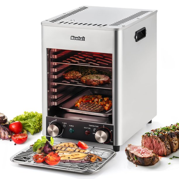 Newhai Commercial Steak Broiler 1700W Indoor Electric Steak Grill