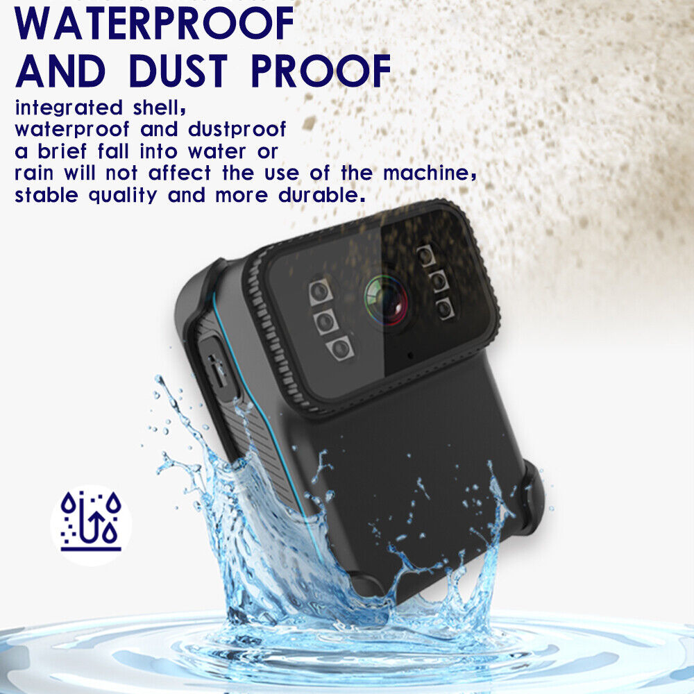 1080P Body Cameras With Audio And Video Recording Night Vision Waterproof Shell WIFI Hotspot Personal Mini Body Camera For Enforcement/Riding/Delivery