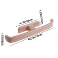 thumbnail image 3 of Bathroom Slippers Rack,Wall-Mounted Storage,Punch Frees,Toilet,Wall Shoe Holder,Easy Install,Storage Rack,Space-Saving,Non-Slip,Modern Design,Footwear Organizer,PENDANE,Pink, 3 of 9