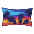thumbnail image 1 of Balery Beach with Palm Trees Funda de Cojín Estampada, Regalos para Mujeres, Regalos de Amor para Ella, Regalos para Novia o Esposa, Funda de Almohada-20"x30", 1 of 6