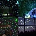 thumbnail image 2 of Sywqhk 100 piezas estrellas luminosas pegatinas de pared DIY niños juguetes dormitorio decoración (colorido) Sywqhk Para estrenar, 2 of 7