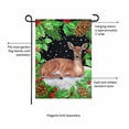 thumbnail image 6 of Evergreen Woodland Peace on Earth Deer Suede Garden Flag 12 x 18 Inches Indoor Outdoor Decor, 6 of 7