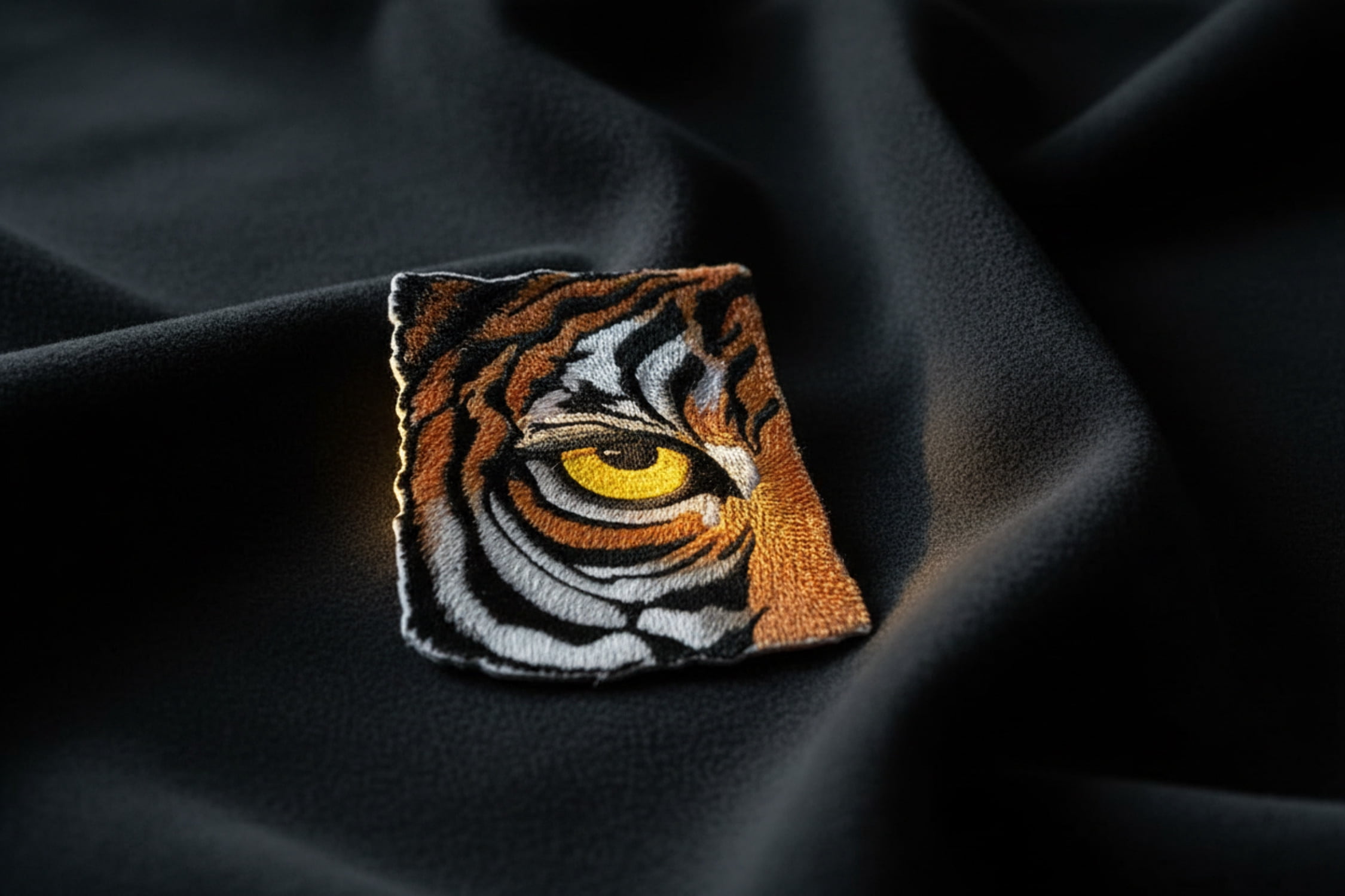 Custom and Unique Eye of Tiger Embroidered Iron on/Sew Patch [7"4.72"]