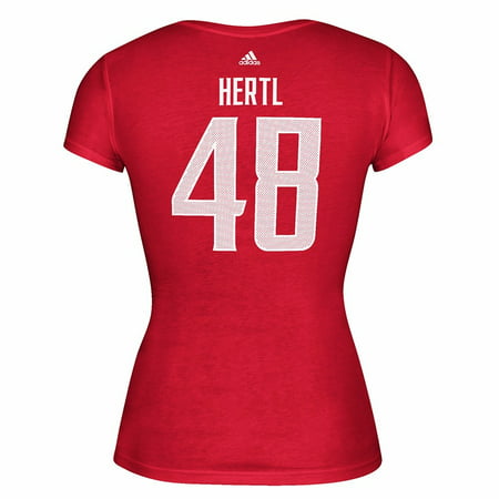 Tomas Hertl Czech Republic NHL Adidas Red 2016 World Cup of Hockey Player Name & Number Jersey T-Shirt For Women (Best Hockey Jerseys In The World)