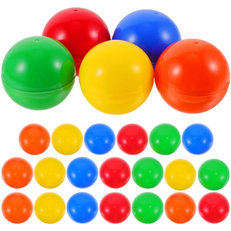 

25pcs Lottery Balls Openable Raffle Balls Lottery Small Balls Festive Supplies Festive Props