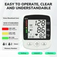 thumbnail image 5 of EHIG Wrist Blood Pressure Monitor,Voice Large LCD Display Adjustable Wrist Cuff 5.3-7.7 inch with 2 Users 180 Memory, 5 of 7
