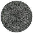 thumbnail image 5 of Homewear Marled Twist Juego De 8 Manteles Individuales Redondos De 15 Pulgadas De Algodón, Color Negro, Resistentes Al Calor, Duraderos, Para Mesa De Comedor, Cocina, Fiesta, Vacaciones, Lavables, Uso, 5 of 5