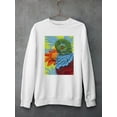 thumbnail image 3 of Bird In The Tropics. Ii Sweatshirt Men -Carolee Vitaletti Designs, Male Large, 3 of 4