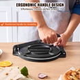 thumbnail image 4 of VEVOR Tortilla Press, 10 Inch Tortilla and Roti Maker, Cast Iron Heavy Duty Tortilladora Press, 4 of 7