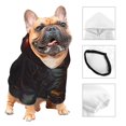 thumbnail image 3 of Fotbe Cool Skull Western Cowboy Sudadera con Estampado para Perros Pequeños – Suéter con Capucha para Mascotas, Tela Suave de Forro Polar con Bolsillo-X-Large, 3 of 7