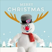 Reindeer Plush Frosty The Snowman Snow Man 11” Stuffed Animal NEW Holiday Gift