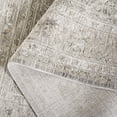 thumbnail image 5 of SAFAVIEH Mason Mansel Medallion Polyester Area Rug, Beige/Dark Gray Ivory, 6'3" x 6'3" Square, 5 of 7