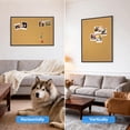 thumbnail image 5 of JILhome 35" x 23" Cork Board, 3'x2' Bulletin Board, Cork Boards for Walls, Office, Home, Black Aluminium Frame, 5 of 7