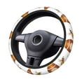 thumbnail image 4 of Fotbe Wooden Barrels With Honey for Steering Wheel Cover Universal 15 in Car Accessories for Men Women,Steering Wheel Protector Comfortable Protective Case for SUV Sedan Decor, 4 of 8
