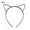 Black, variant on 3Pcs Lovely Cat Ears Women Girls Hoop Hairband Headband Party Hair Accessories