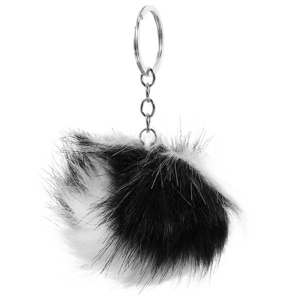 Zehuanyu 12 Cm Fluffy Pom Keyring Keychain Faux Fur Ball Miss