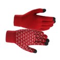 thumbnail image 2 of Naiovety 1 par de guantes cálidos de invierno para pantalla táctil, para exteriores, senderismo, ciclismo, camping, guantes de punto de algodón, Deportes de nieve rojo 21x10.5cm Naiovety OD000116-07B, 2 of 6