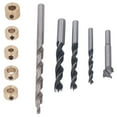 thumbnail image 1 of Brocas de Perforació de Pasos, Corte Eficiente 3 Puntos de Cuchillo Holte de Bolsillo Taladro Broca Acero de Alta Velocidad Duradera Para Madera, 1 of 7