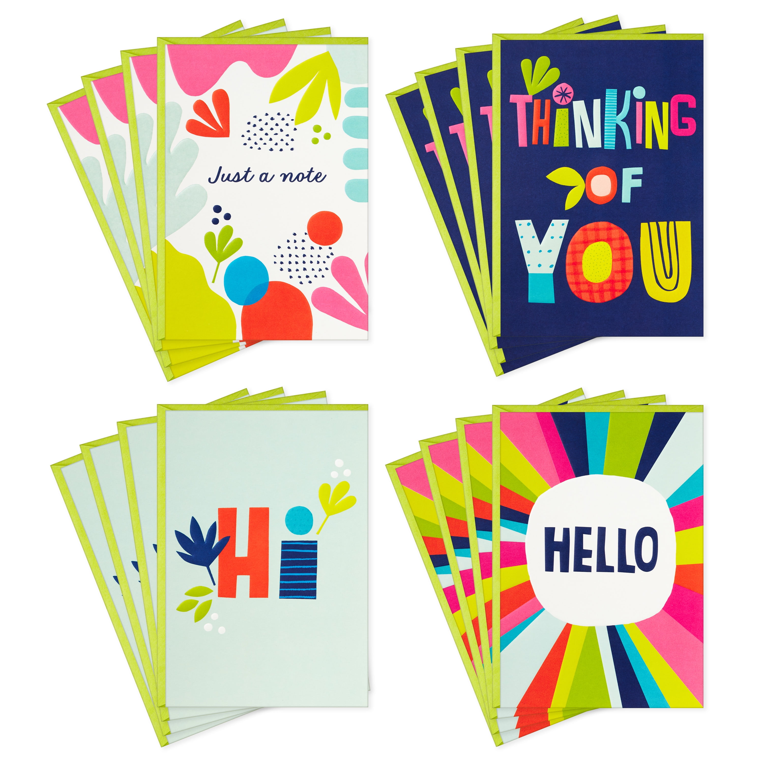 Hallmark Blank Cards Assortment 16 Cards And Envelopes Colorful Notes hallmark-blank-cards-assortment-16-cards-and-envelopes-colorful-notes