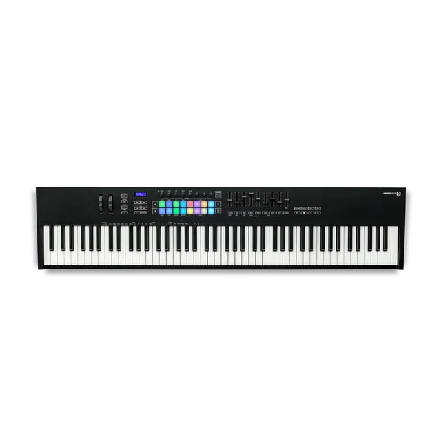 Teclado Controlador MIDI NOVATION Launchkey 88 MK3 88 Teclas Semi Pesadas Negro