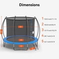 thumbnail image 7 of PayLessHere 10 ft New Round Outdoor Trampolines with Enclosed Net for Kids, Adults(Blue), 7 of 7