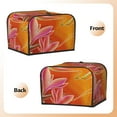 thumbnail image 3 of Lsque Orange Flower Psychedelic Print 4 Slice Toaster Cover , Kitchen Appliance Dustproof Protector , Toaster Protector Dustproof Kitchen Appliance Cover, 3 of 7