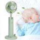 thumbnail image 4 of Ventiladores portátiles multifunción con carga USB, miniventilador con espejo, soporte para teléfono, ventiladores pequeños de mano para exteriores, 4 of 10
